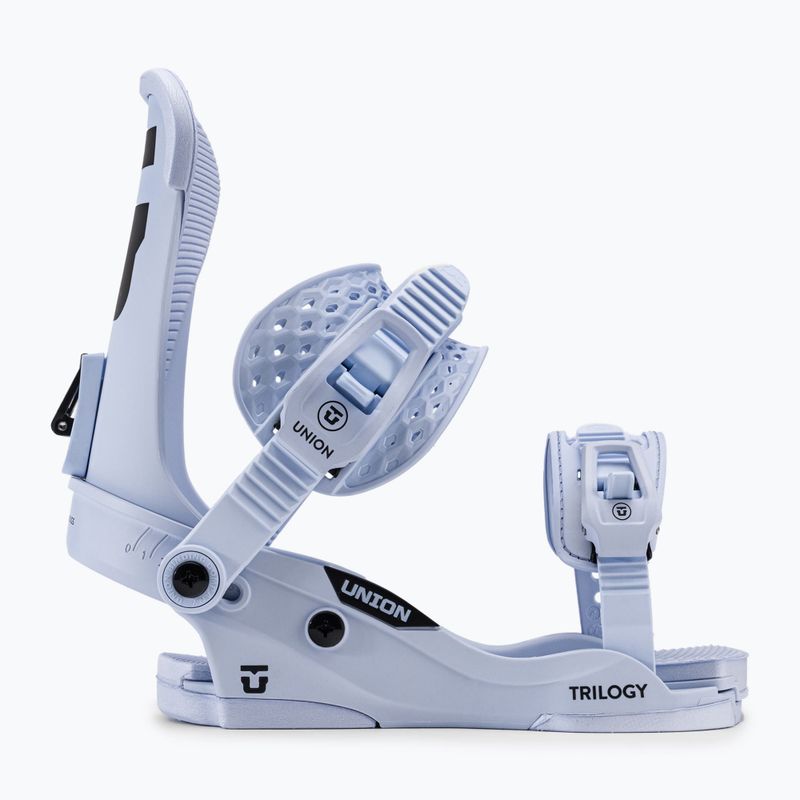 Women's snowboard bindings Union Trilogy light blue 2210533 2