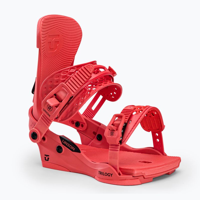 Women's snowboard bindings Union Trilogy coral 2210543