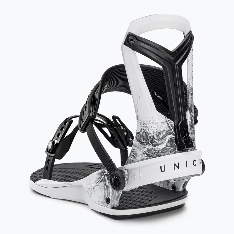 Union Falcor men's snowboard bindings black and white 2220125 3