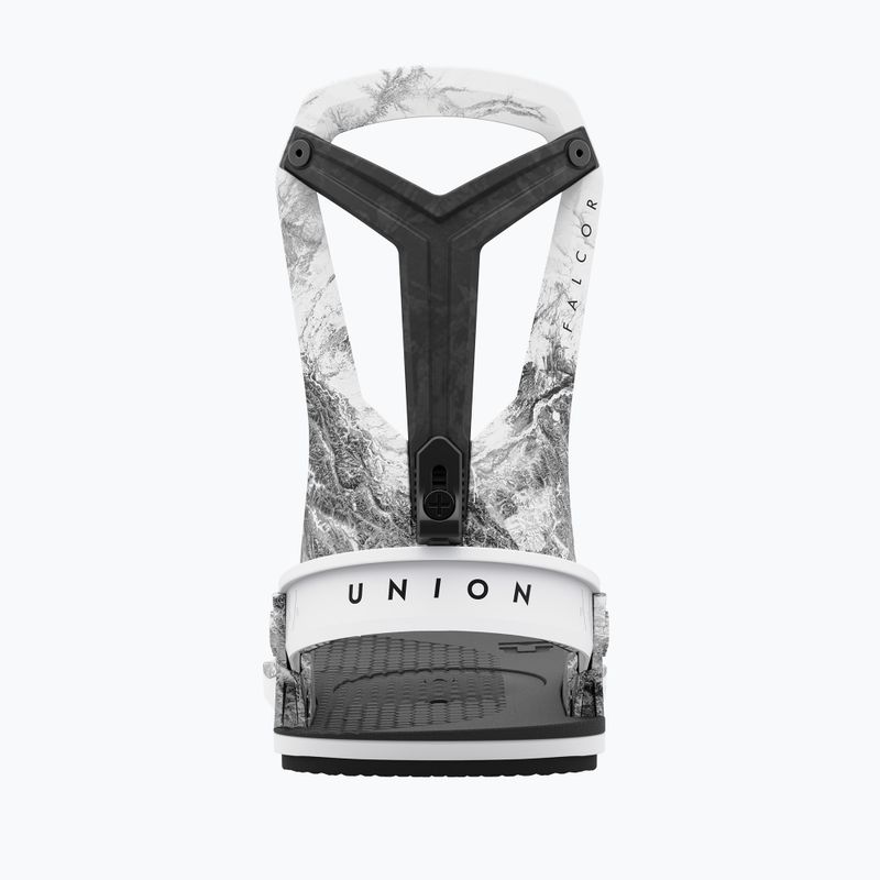 Union Falcor men's snowboard bindings black and white 2220125 6