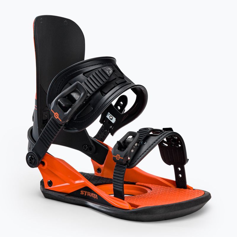 Union Strata men's snowboard bindings orange 2220435