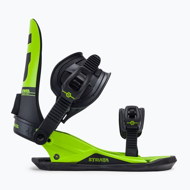 Union Strata men's snowboard bindings green 2220445 2