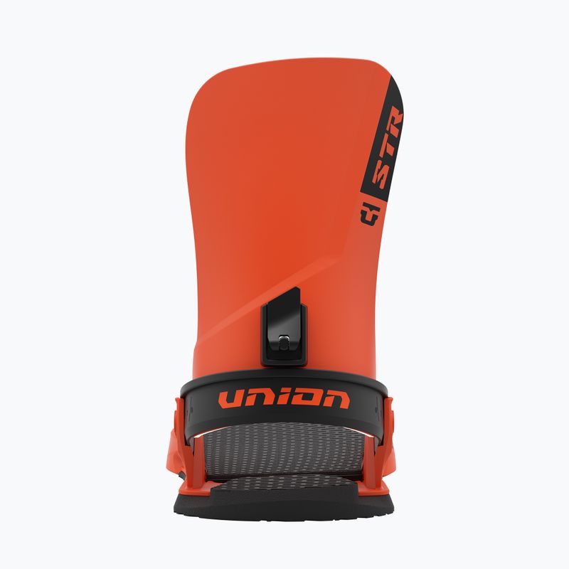 Men's Union STR hunter orange snowboard bindings 3
