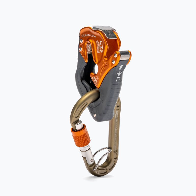 Climbing Technology Click Up+ belay device orange 2K670BWBSYB