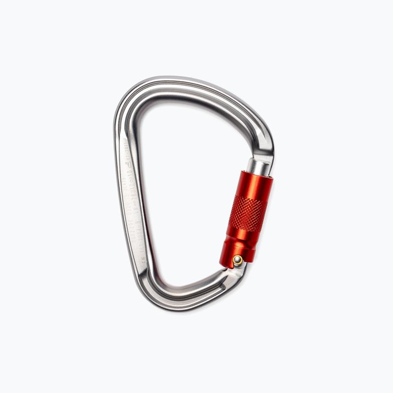 Climbing Technology Xl-D TG carabiner silver-red 2C47900ZPF