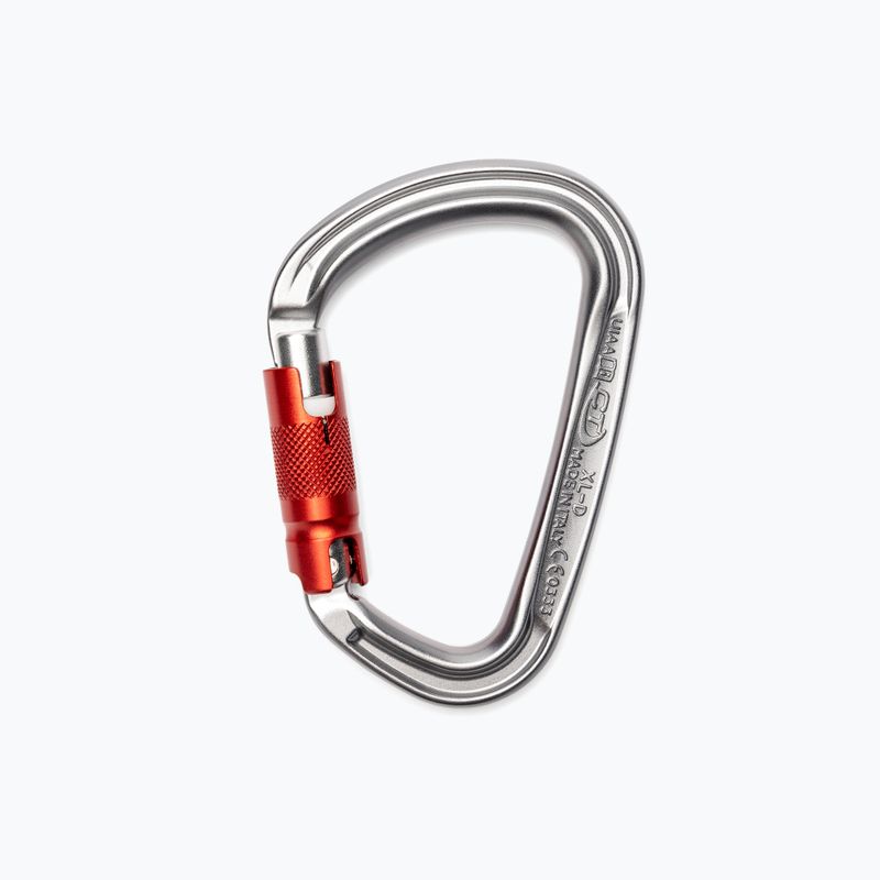 Climbing Technology Xl-D TG carabiner silver-red 2C47900ZPF 2