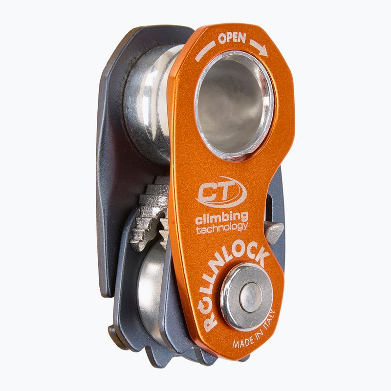 Climbing Technology Rollnlock climbing block orange 2D67500WBR 4