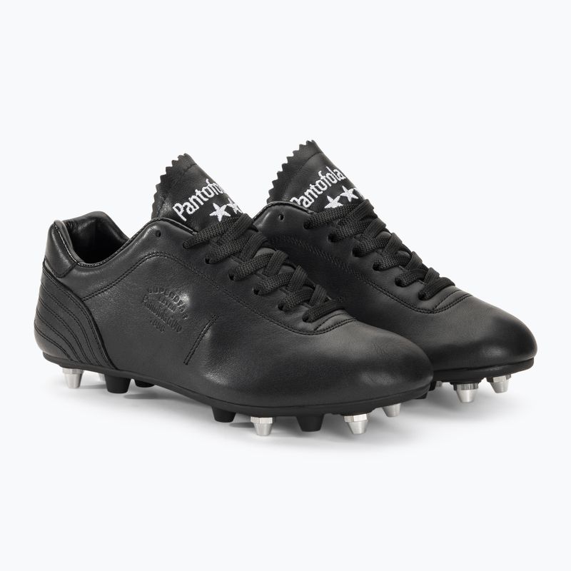 Men's Pantofola d'Oro Lazzarini 2.0 nero football boots 4