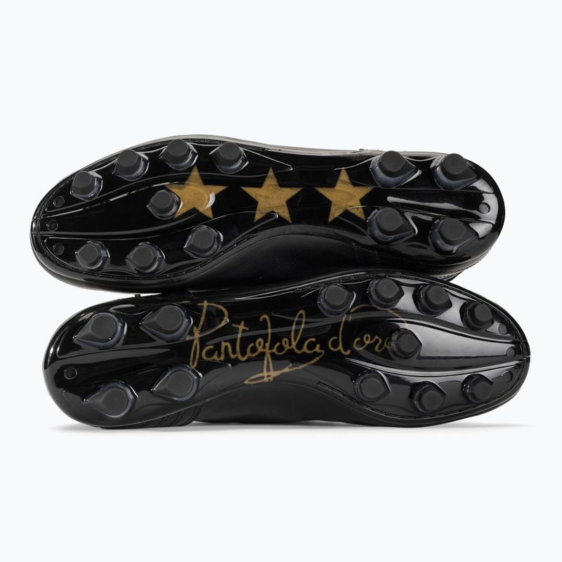 Men's Pantofola d'Oro Lazzarini Tongue nero football boots 5