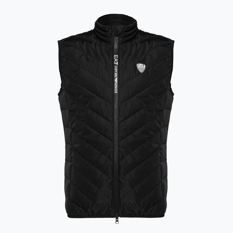 Men's gilet EA7 Emporio Armani Train Premium Shield Down Light black