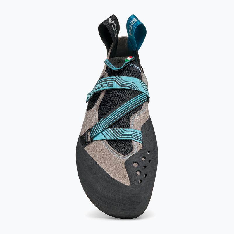 Women's climbing shoes SCARPA Veloce light gray/maldive 11