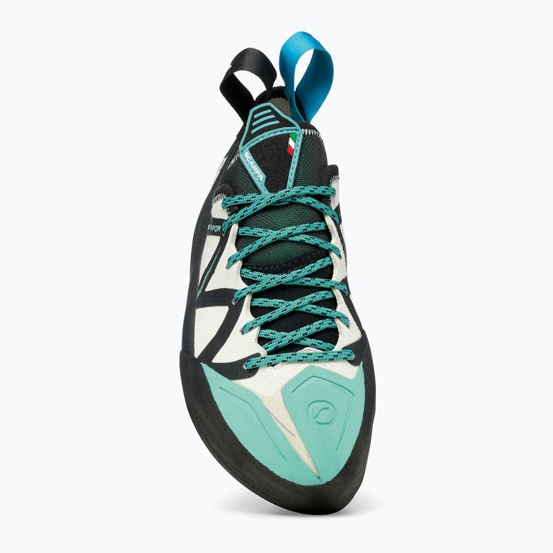 Women's climbing shoes SCARPA Vapor smoke/yellow 13