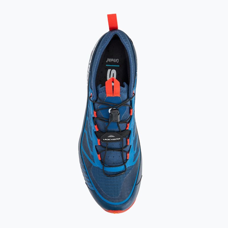 Men's running shoes SCARPA Ribelle Run GTX blue/spicy orange 5