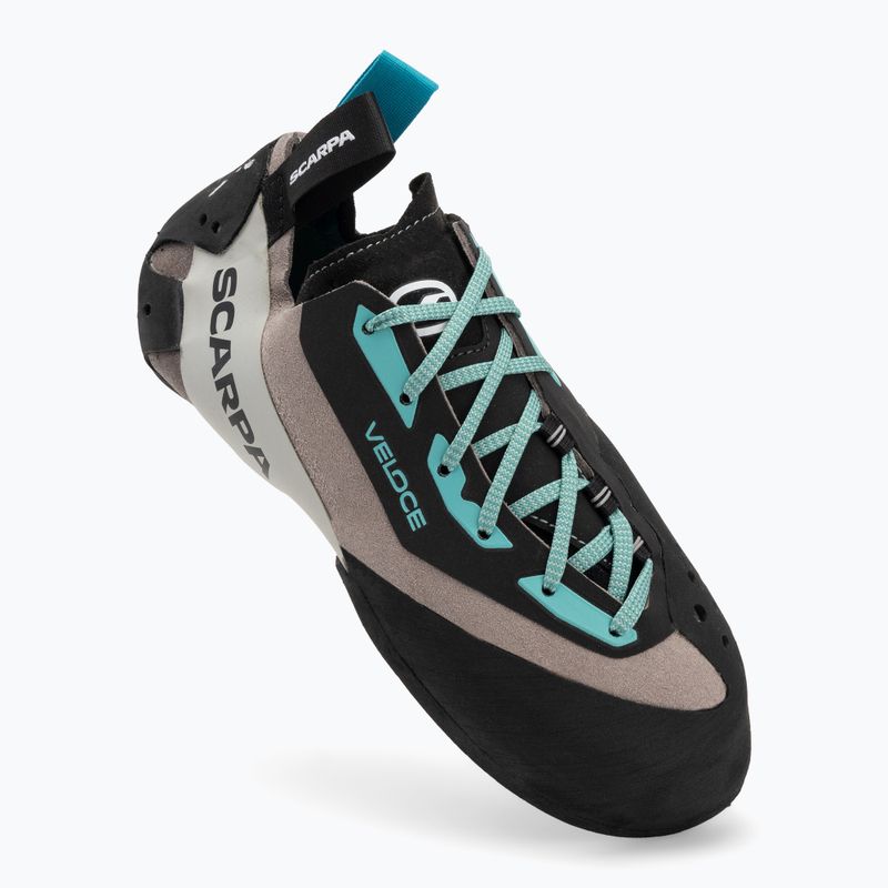 Women's climbing shoes SCARPA Veloce L light gray/maldive