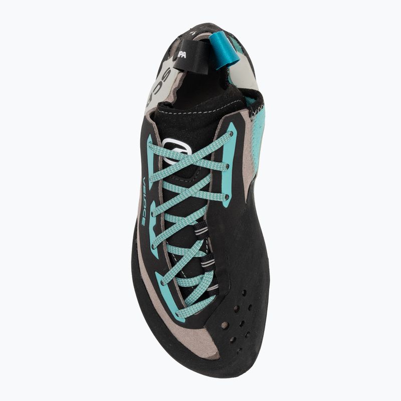 Women's climbing shoes SCARPA Veloce L light gray/maldive 5