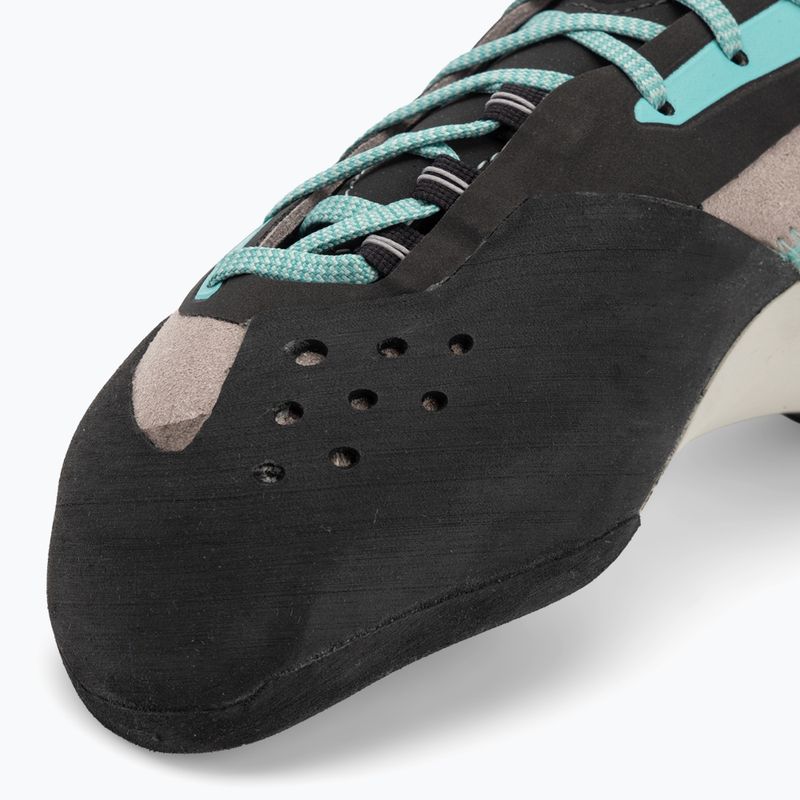 Women's climbing shoes SCARPA Veloce L light gray/maldive 7
