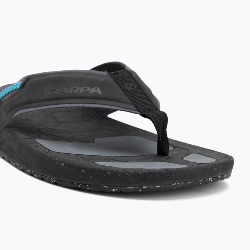 SCARPA Tegu black flip flops 7