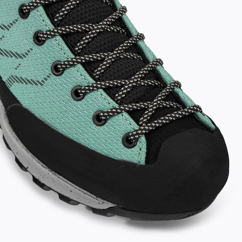 Women's trekking boots SCARPA Mescalito Planet jade/black 7