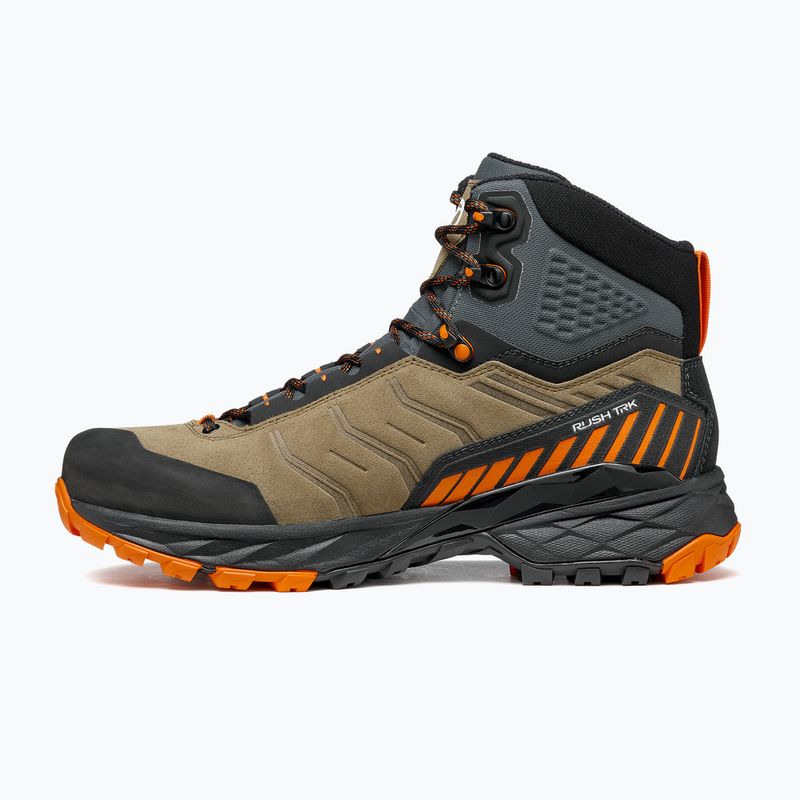 Men's trekking boots SCARPA Rush TRK GTX desert/mango 12