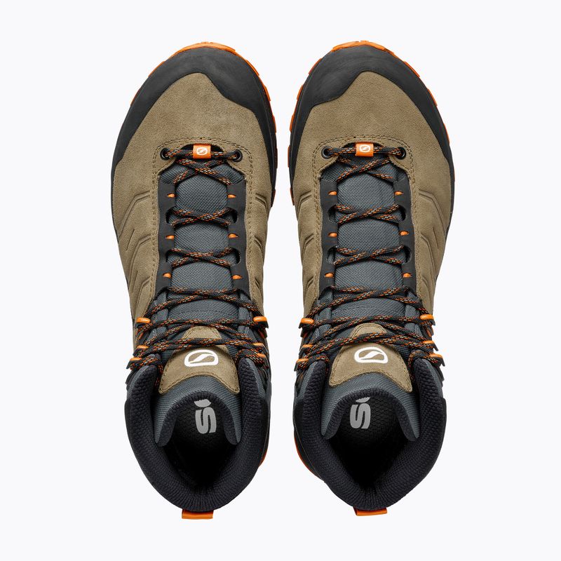 Men's trekking boots SCARPA Rush TRK GTX desert/mango 14