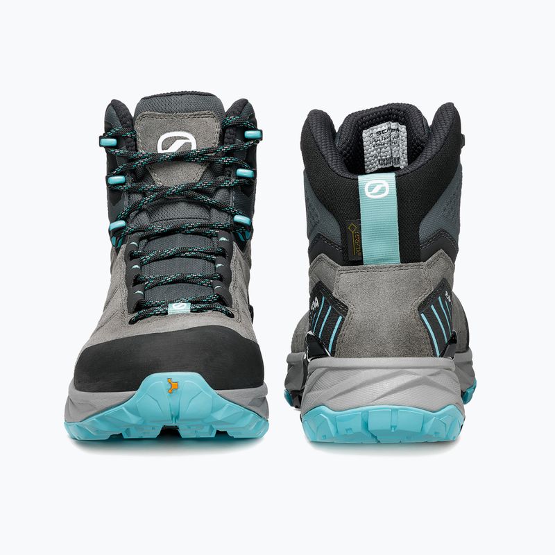 Women's trekking boots SCARPA Rush TRK GTX midgray/aqua 11