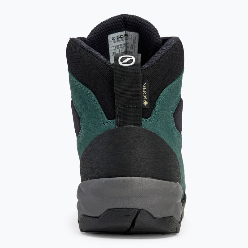 Women's trekking boots SCARPA Mojito Hike GTX botanic green/orange pop 6