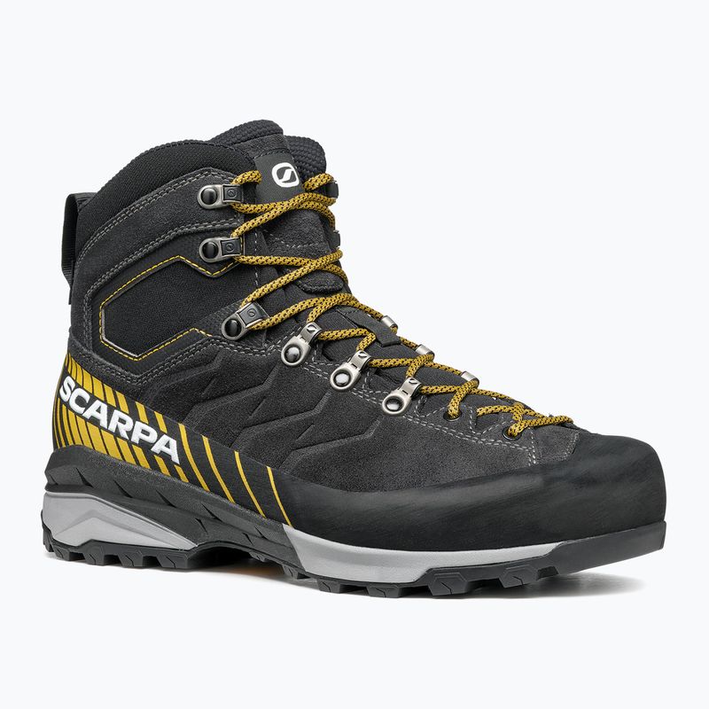 Men's trekking boots SCARPA Mescalito TRK GTX dark anthracite/ mustard