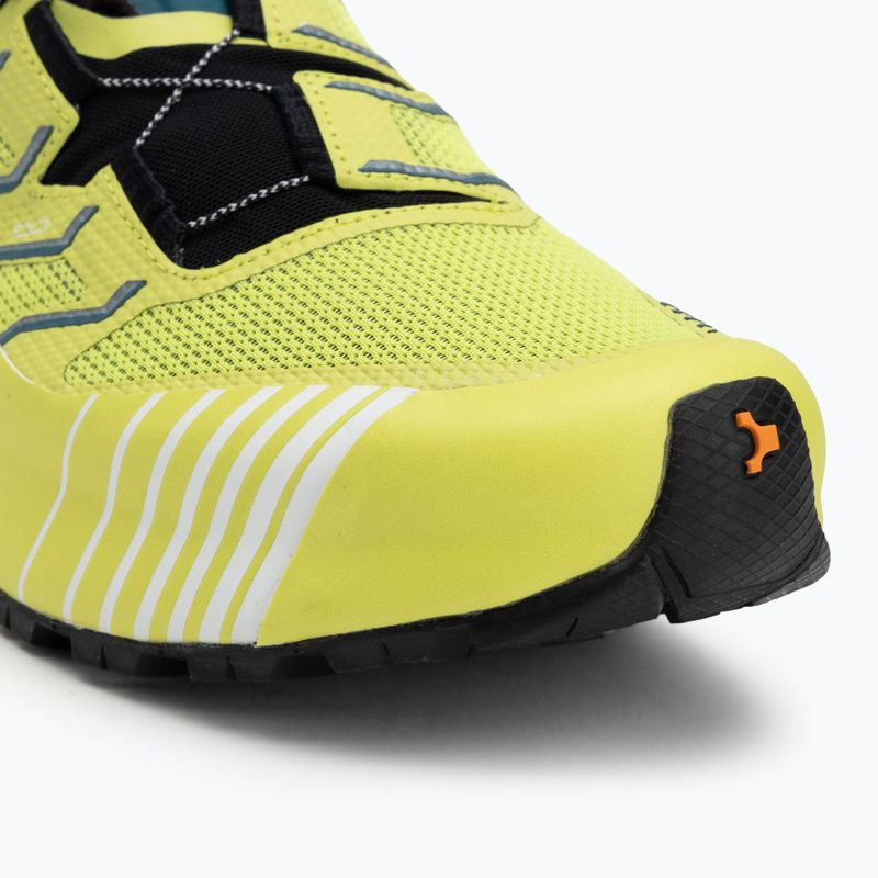 Men's SCARPA Ribelle Run Calibre HT running shoe lime green/deep lagun 7