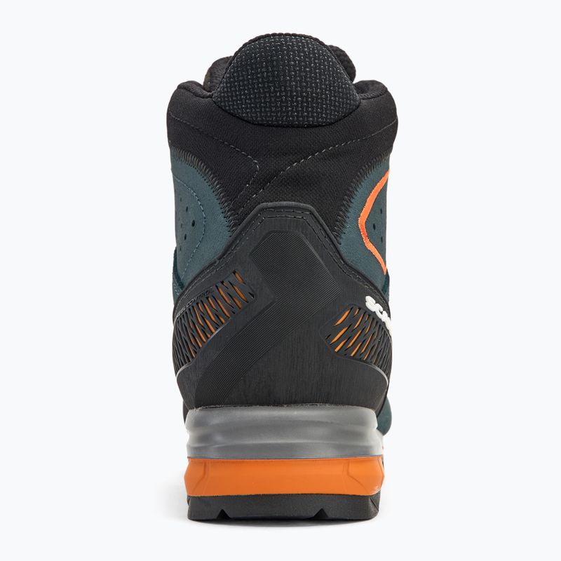 Men's trekking shoes SCARPA Zodiac TRK GTX petrol/rust orange 6