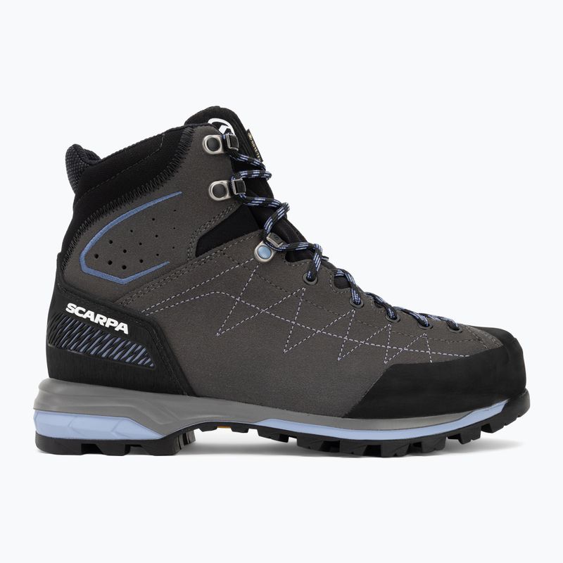 Women's approach shoes SCARPA Zodiac TRK GTX anthracite/lavender 2
