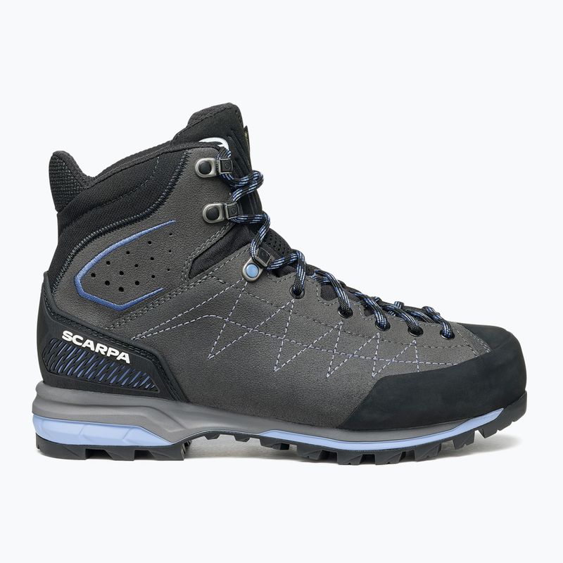 Women's approach shoes SCARPA Zodiac TRK GTX anthracite/lavender 9