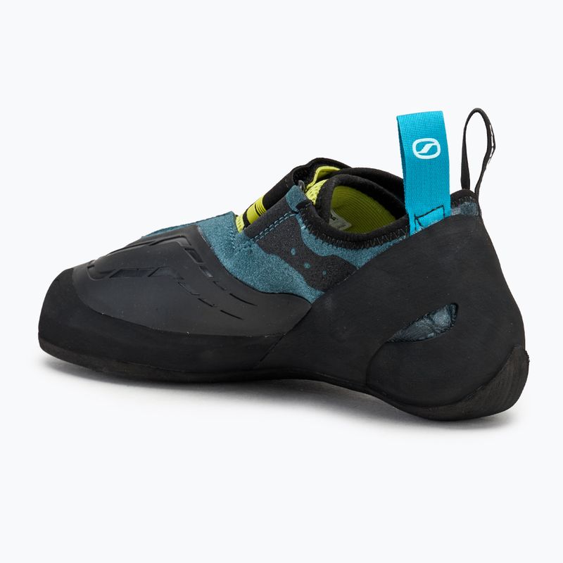 SCARPA Origin VS climbing shoes petrol/lime 3