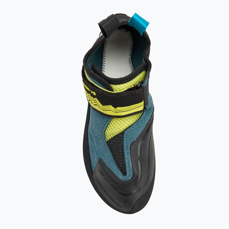 SCARPA Origin VS climbing shoes petrol/lime 5