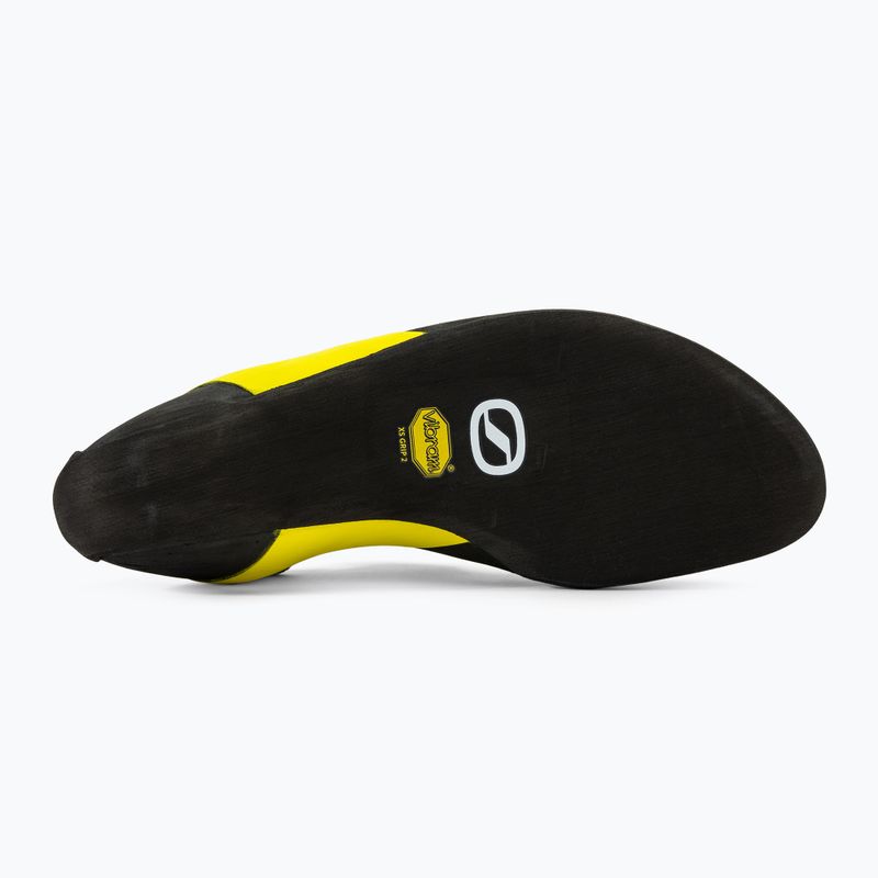 SCARPA Spot shark/yellow climbing shoe 4