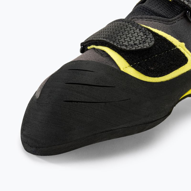 SCARPA Spot shark/yellow climbing shoe 7