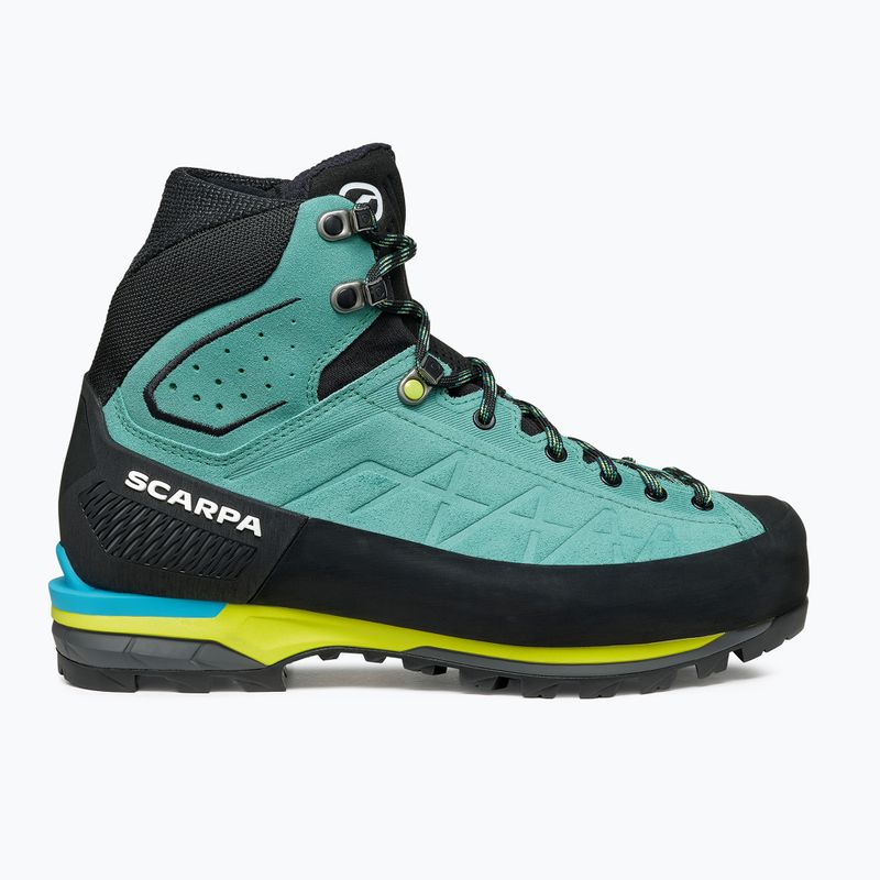 Men's mountaineering boots SCARPA Zodiac Tech GTX waterfall/black 2