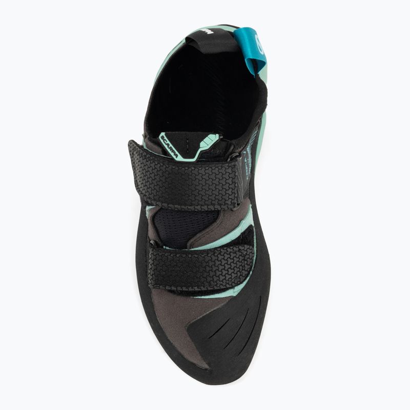 SCARPA Arpia V LV climbing shoe shark aqua 5