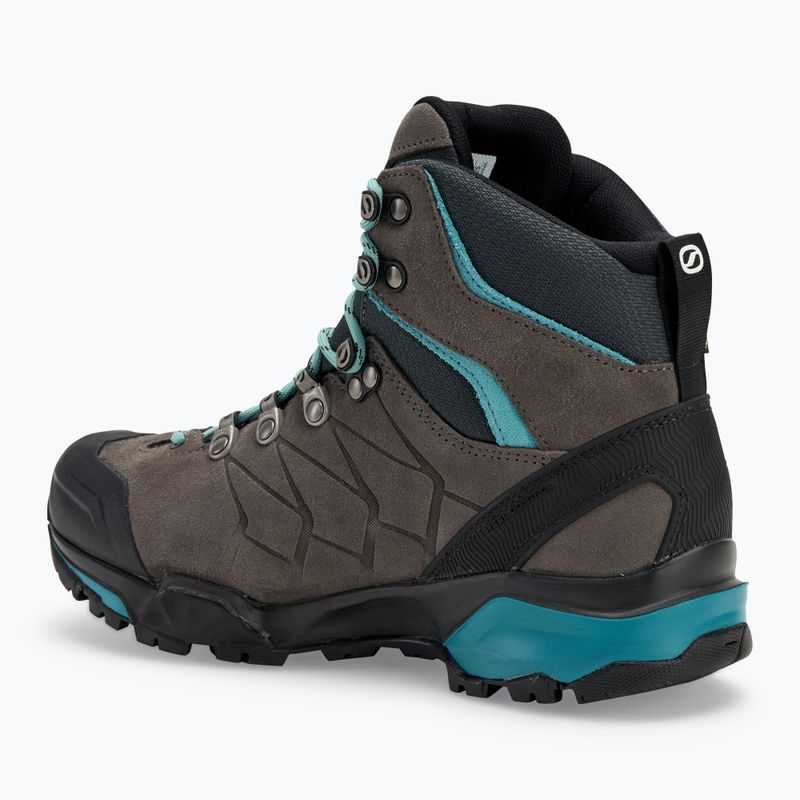 Women's trekking boots SCARPA ZG Trek GTX titanium/icefall 3