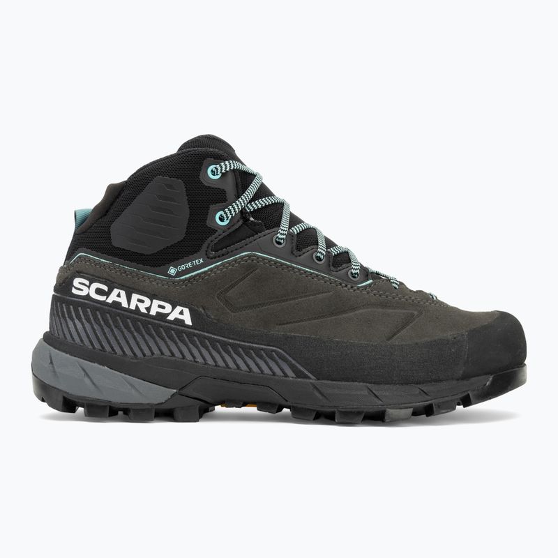 SCARPA Rapid XT Mid GTX shark/aqua women's approach shoes 2