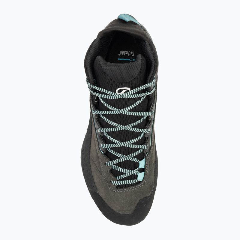 SCARPA Rapid XT Mid GTX shark/aqua women's approach shoes 5