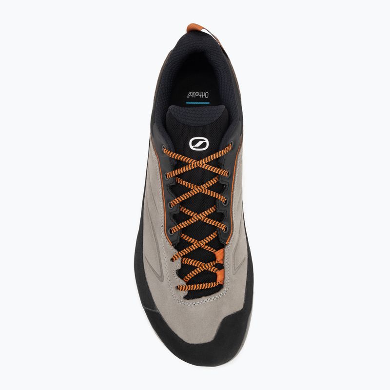 Men's SCARPA Rapid XT approach shoe taupe/rust orange 5