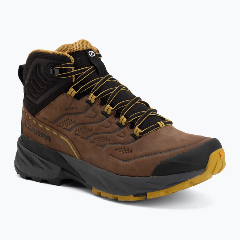 Men's trekking boots SCARPA Rush 2 Pro Mid GTX brown/sulphur
