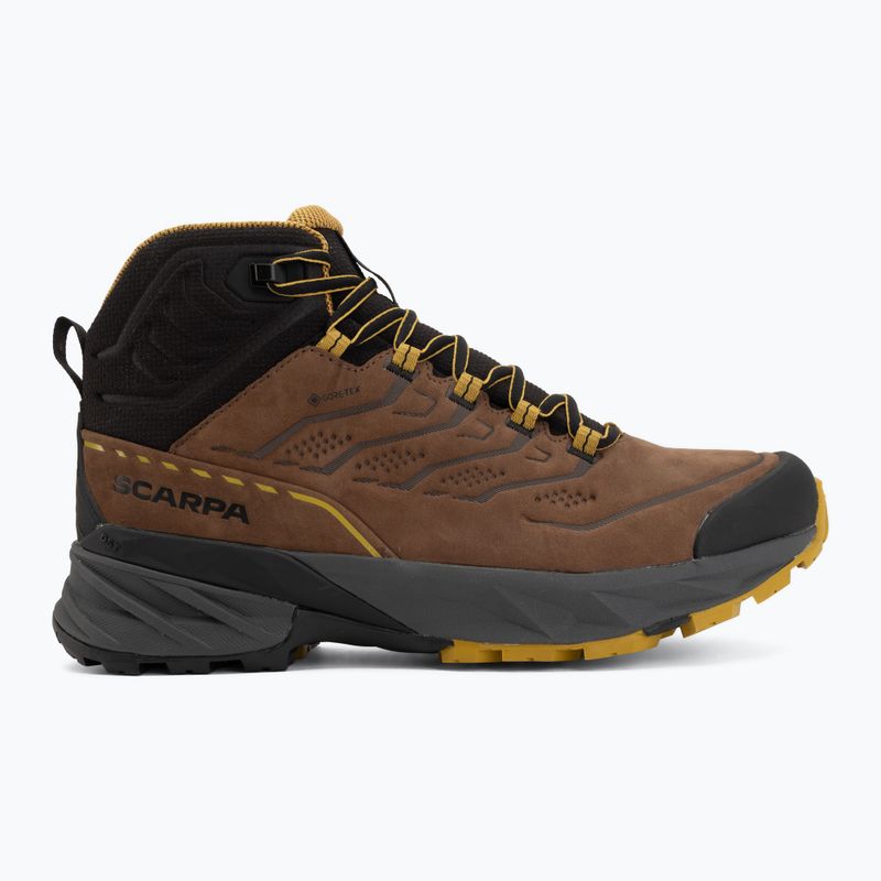 Men's trekking boots SCARPA Rush 2 Pro Mid GTX brown/sulphur 2