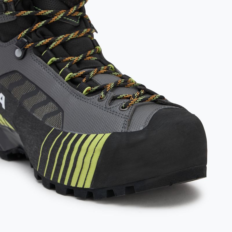 Men's high alpine boots SCARPA Ribelle Lite HD iron gray / lime 7