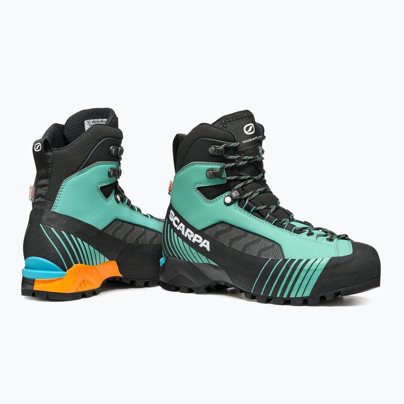 Women's mountaineering boots SCARPA Ribelle Lite HD aqua green/aqua green 4
