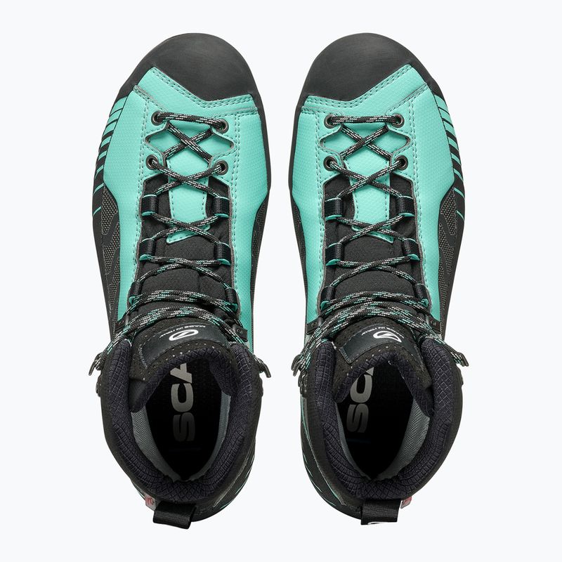 Women's mountaineering boots SCARPA Ribelle Lite HD aqua green/aqua green 6