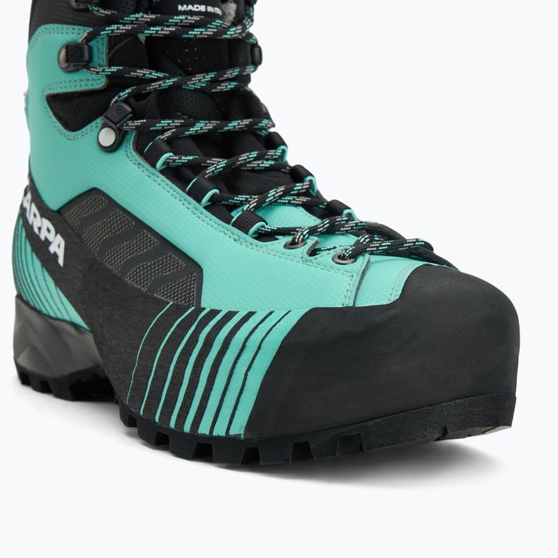 Women's mountaineering boots SCARPA Ribelle Lite HD aqua green/aqua green 7