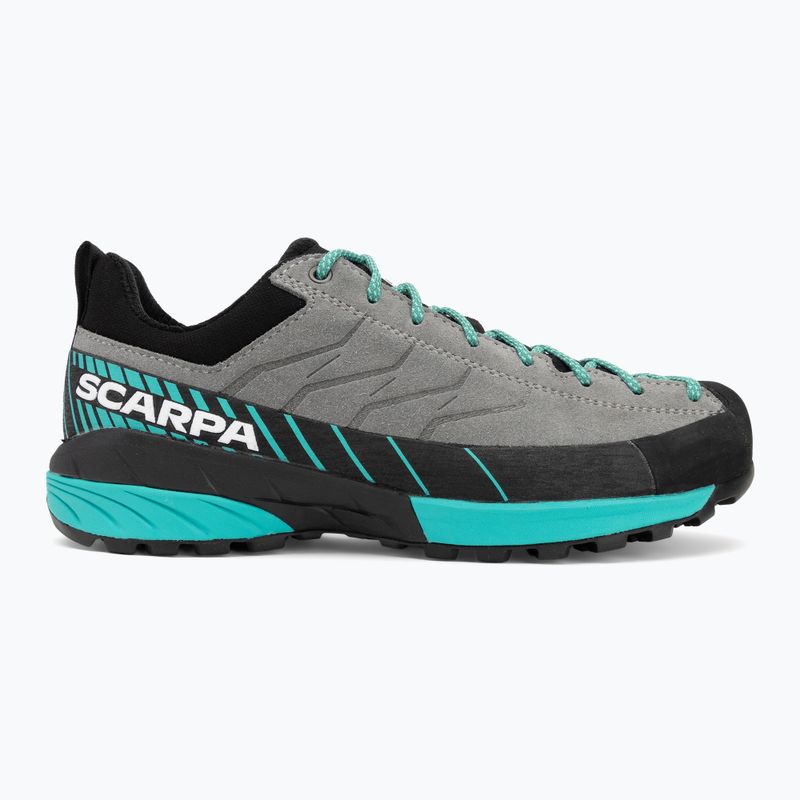 Women's approach shoes SCARPA Mescalito smoke/tropical green 2