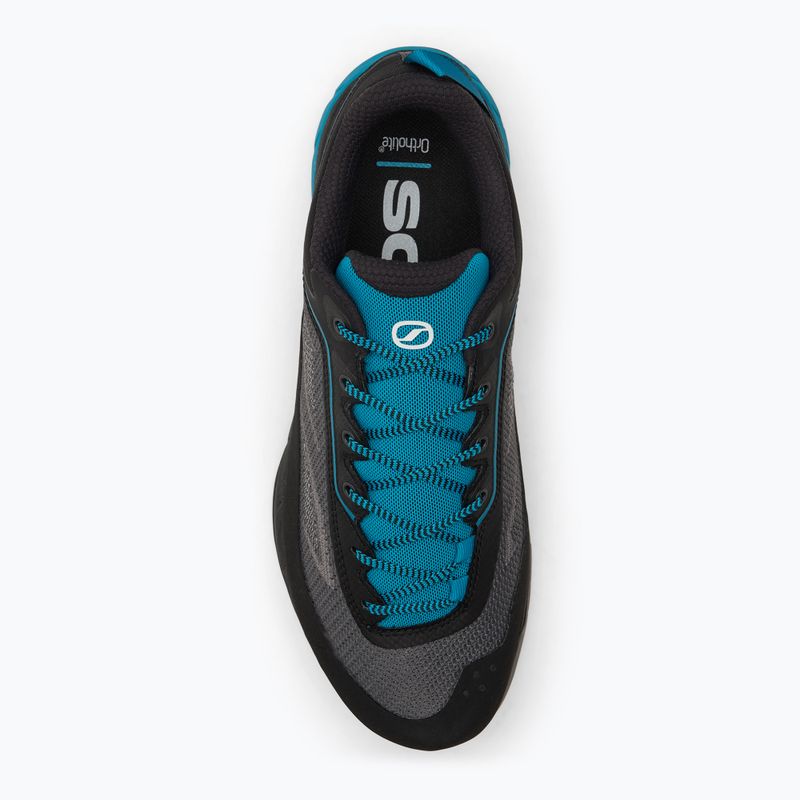 Men's SCARPA Rapid LT approach shoe anthracite/reef blue 4