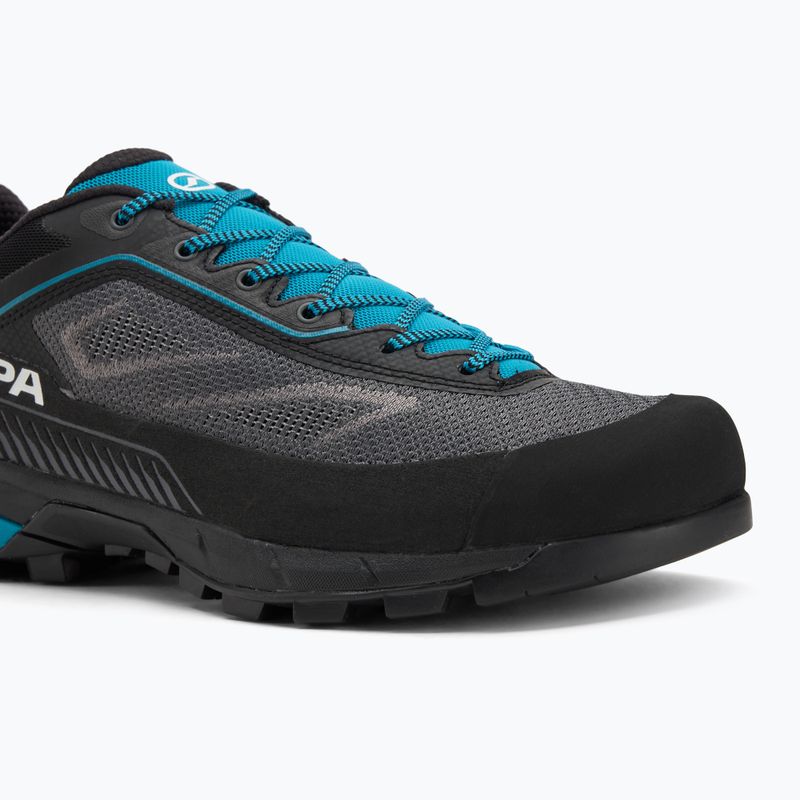 Men's SCARPA Rapid LT approach shoe anthracite/reef blue 7